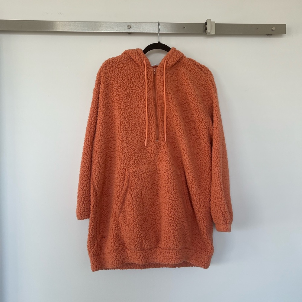 BaddieVille Teddy Sherpa Dress Size Large